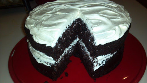 You can make this cake with a chocolate frosting, cream cheese frosting or a butter cream frosting (or frosting of your choice.)  The cake posted is made with a cream cheese frosting.