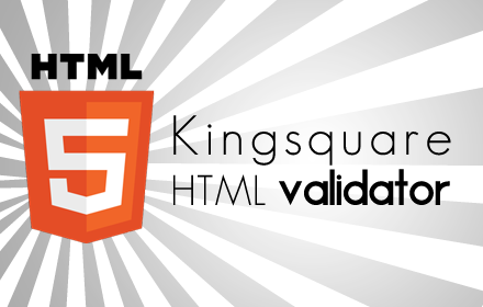 Kingsquare HTML Validator chrome extension