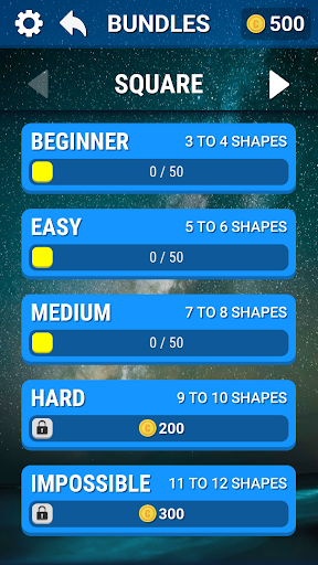 Block Puzzle Hexa, Triangle, Square Tangram