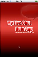 My Live Chat Data App Screenshot