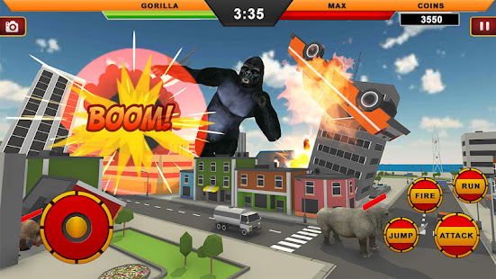 Gorilla City Rampage: Gorilla City Battle 2019 1.0.2 APK + Мод (Unlimited money) за Android