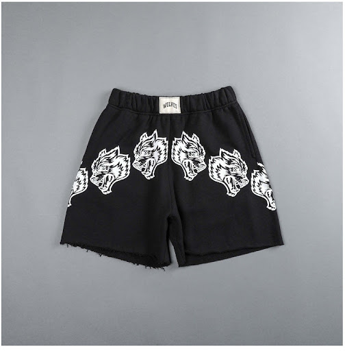 Title 5, Mens Cartoon Printed Cotton Loose Shorts, Summ...