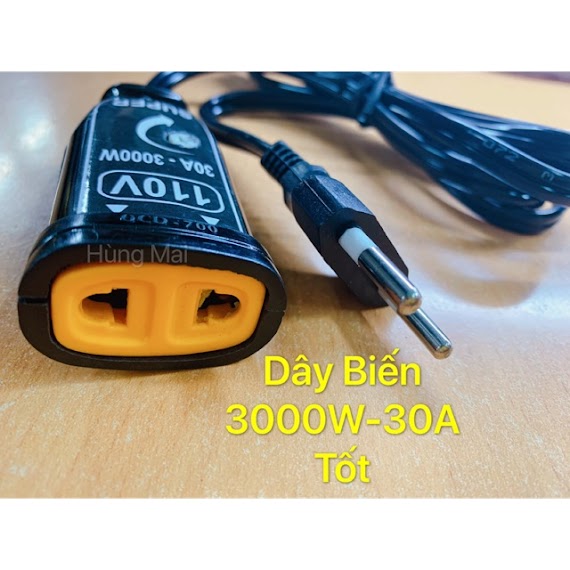 Dây Đổi Biến Áp 220V - 110V