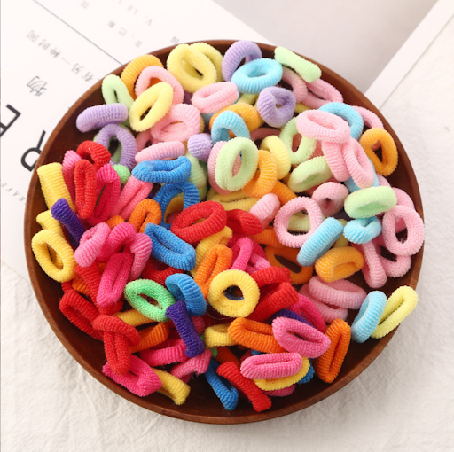 Title 2, Disposable Basic Rubber Band Headdress for Hair...
