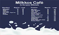 Milkkos Cafe menu 2