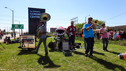 gotta love the drummer in Toronto, Canada 