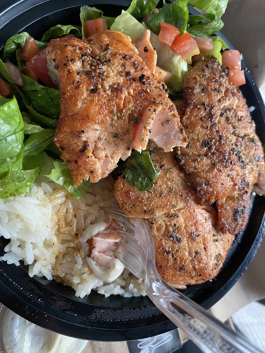 Salmon bowl