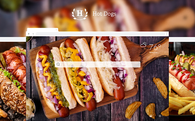 Hot Dogs HD Wallpapers New Tab