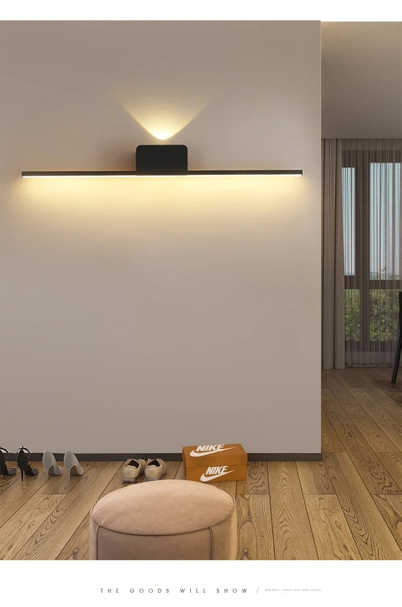 Title 2, Phares de miroir LED de luxe simple et moderne ...