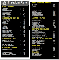 Freedom Cafe menu 2