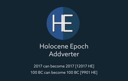 Holocene Epoch Timestamp Preview image 0