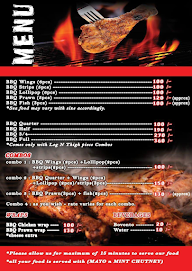 Scooter Barbeque menu 1