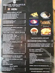 Warunk Andalan Gue menu 1