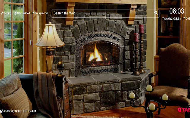 Fireplace Wallpapers New Tab Theme