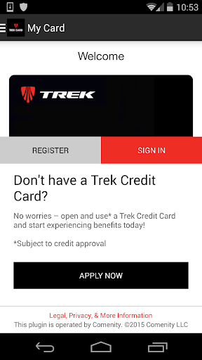 Trek Card App