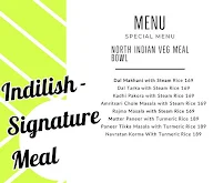 Indilish menu 1