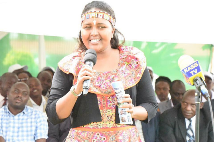 Samburu West Member of Parliament Naisula Lesuuda.