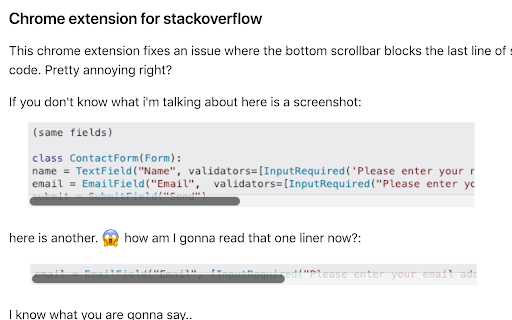 Stack Overflow Padding