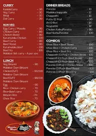 Malabar Magic Restaurant menu 2