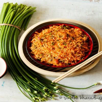 Chilly Garlic Fried Rice