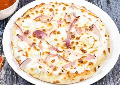 Double Topping Onion And Paneer Pizza