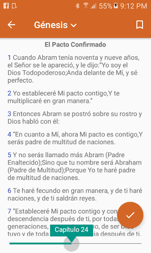 Screenshot La Sagrada Biblia Latinoameric