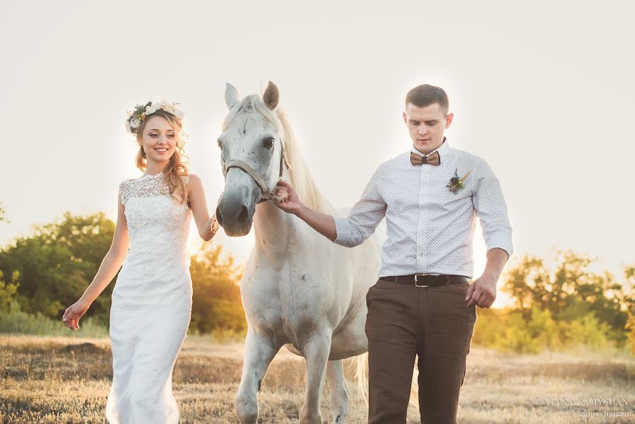 Fotógrafo de casamento Tatyana Kamyshan (tatianakamyshan). Foto de 15 de janeiro 2016