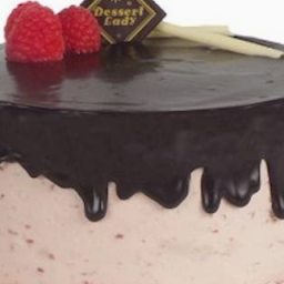 Double Chocolate Cake with Raspberry Buttercream Icing