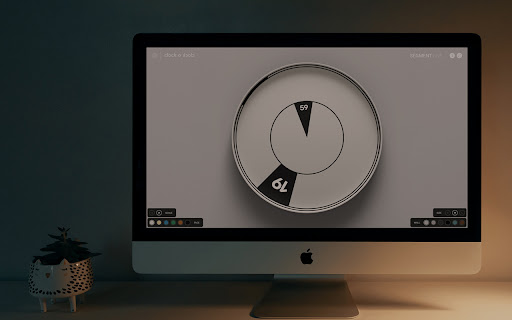 clock o clock | new tab clock screensaver