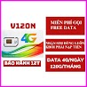 Sim 4G Sim Viettel V120N Tặng 120Gb /Tháng Gọi Thả Ga