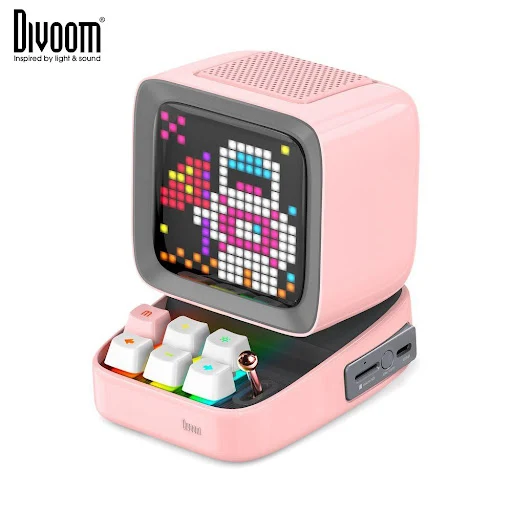 Loa Bluetooth Divoom - Ditoo Plus Pink