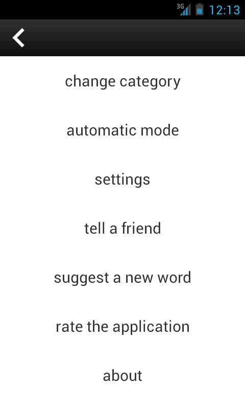 firstWords Screen 3
