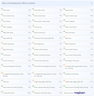 Venkateswara Tiffins & Snacks menu 1