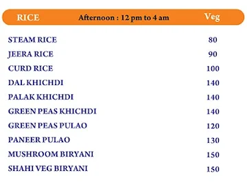 Biryaniwala menu 