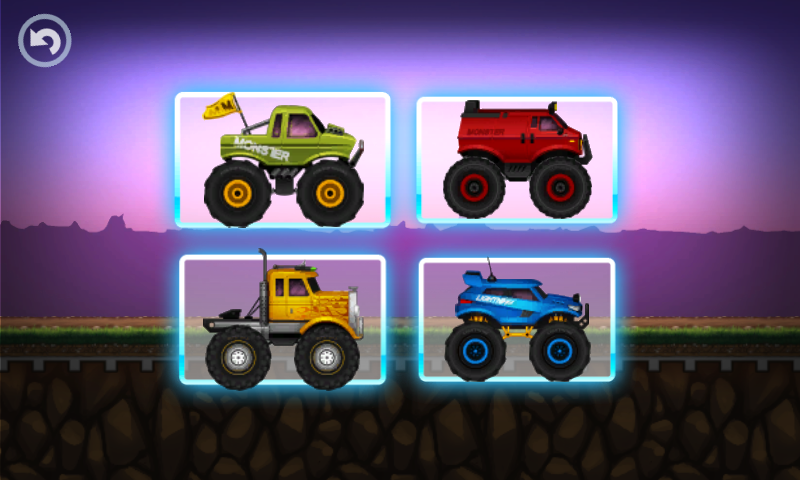 Android application Monster Truck Racing screenshort