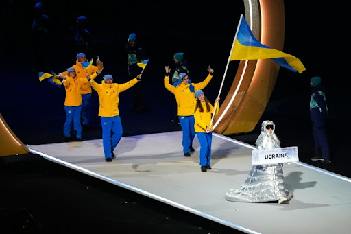 Ruskinja nosila natpis s imenom Ukrajine na otvaranju Zimskih olimpijskih igara