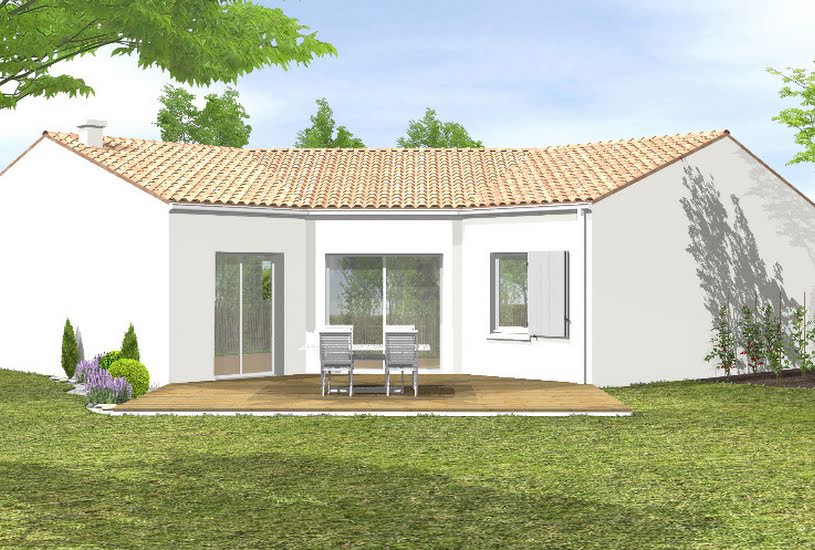  Vente Terrain + Maison - Terrain : 394m² - Maison : 83m² à Bournezeau (85480) 