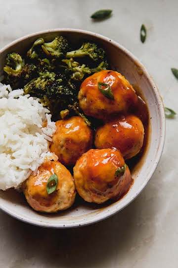 Sweet & Sour Chicken Meatballs (Gluten Free)