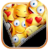 Zipper Smiley Emoji 3D Live Lock Screen Wallpapers1.0