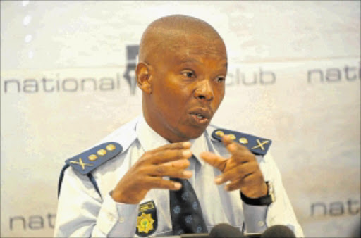 POLICE PRECINCT: Gauteng police commissioner Lieutenant-General Mzwandile Petros talks crime - in and out of the police force. Photo: Tsheko Kabasia