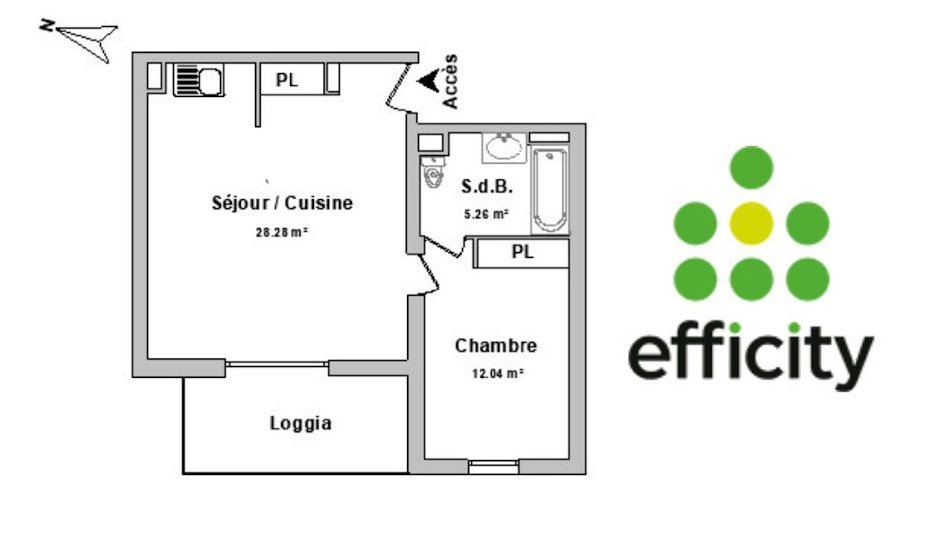 Vente appartement 2 pièces 45.59 m² à Marseille 5ème (13005), 158 000 €