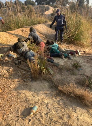 A total of 65 people were arrested when police conducted an operation in mountains and bushes close to a disused mine where eight women were gang-raped in Krugersdorp on Thursday,.