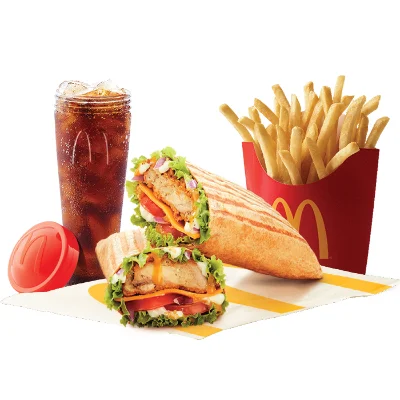 McSaver Big Spicy Chicken Wrap Meal