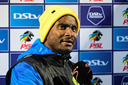 Mamelodi Sundowns coach Rulani Mokwena during the DStv Premiership match against Richards Bay at King Zwelithini Stadium on January 6 2023.