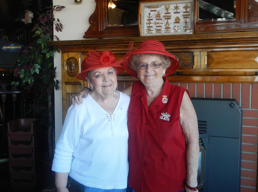 Loretta J. visiting Nancy P. 
9/11/13 Red Hat Lunch 
@ Aces Casino Spokane, WA.