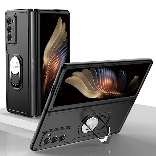 Title 2, All-inclusive magnetic phone case with stand. C...