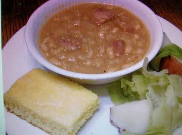 Beans and Ham for the Crock Pot By Freda