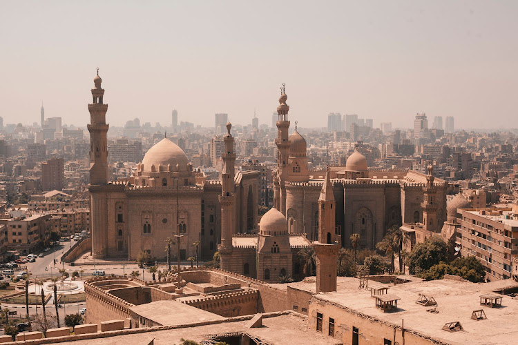 The Mosque of Rifai and Sultan Hassan in Cairo, Egypt.