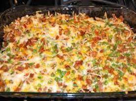 Loaded Baked Potato Chicken Casserole Recipe 2 | Just A Pinch