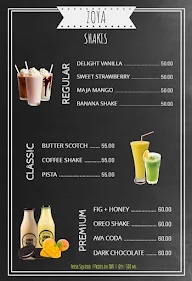 Zoya Fresh Juice menu 1